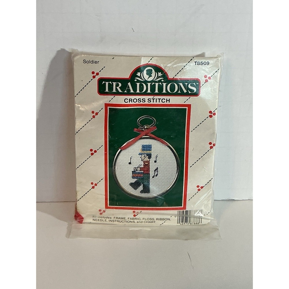 Vgt Traditions Cross Stitch Kit "Soldier" Ornament T8509